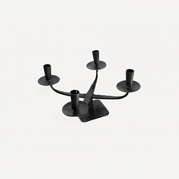 Кованый подсвечник под 4 свечи #