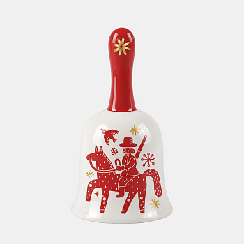 Колокольчик Всадник красный #