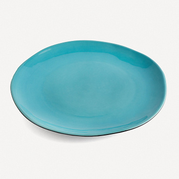 Тарелка плоская Form &amp;quot;Лазурь черная&amp;quot; #