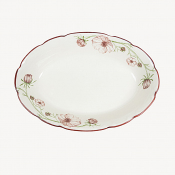 Салатник овальный &amp;quot;Космея&amp;quot; утро 07.00 #