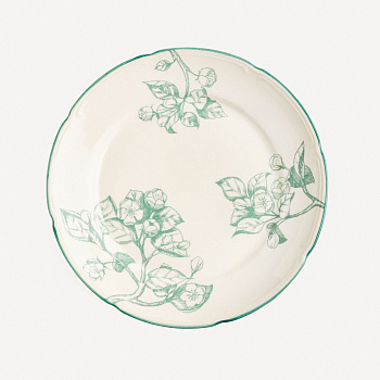 Тарелка плоская с полями &amp;quot;Яблони&amp;quot; #