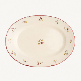 Блюдо овальное "Шиповник"