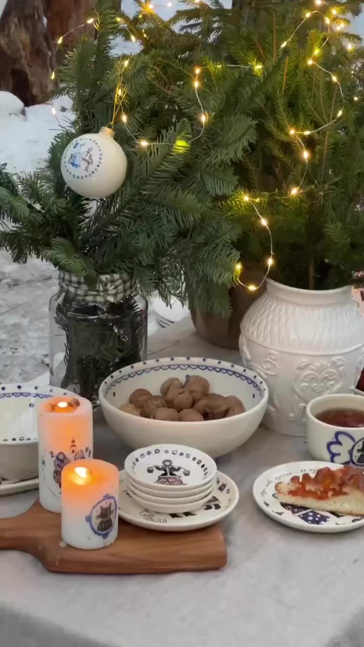 Блюдо овальное "Рыбалка" #1